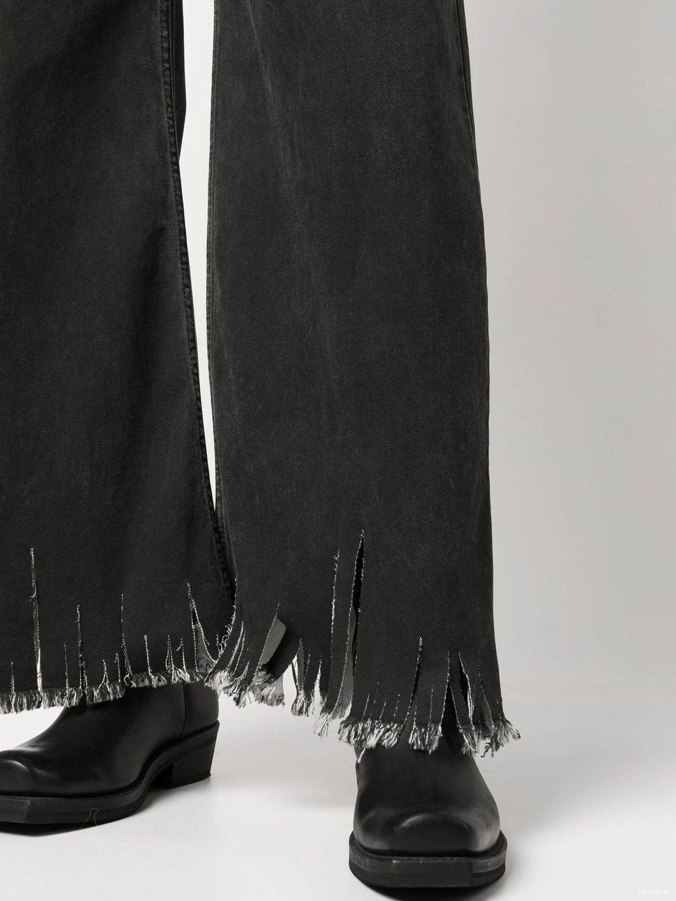 Cheap jeans wide leg Alanui Women fringed 0809